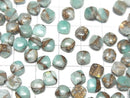[Video] Copper Amazonite AAA Square Cabochon 6x6mm 5pcs
