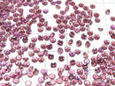 [Video] High Quality Rhodolite Garnet AAA Undrilled Round Faceted 3x3x2mm 10pcs