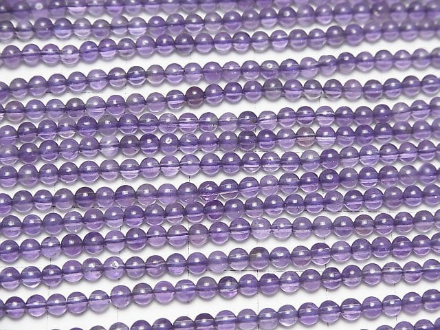 [Video] Amethyst AA++ Round 3mm 1strand beads (aprx.15inch/37cm)
