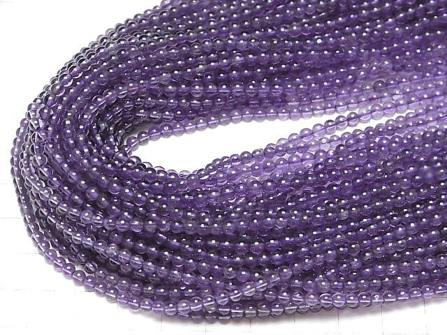 [Video] Amethyst AA++ Round 3mm 1strand beads (aprx.15inch/37cm)