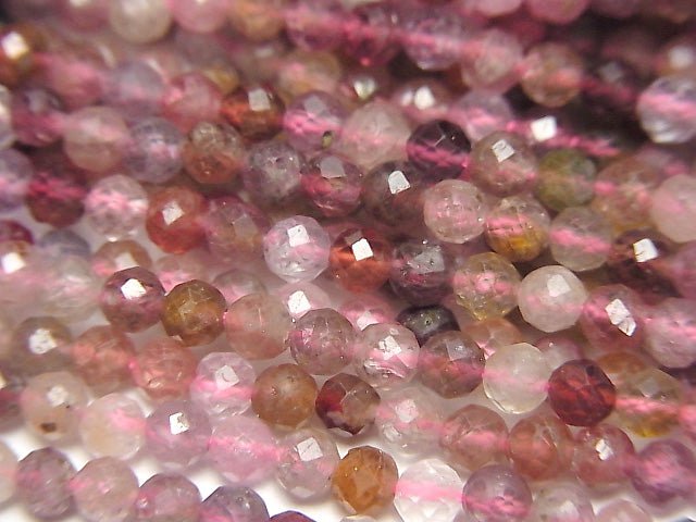 High Quality! Multicolor Spinal AAA Faceted Round 3mm half or 1strand beads (aprx.15inch / 38cm)