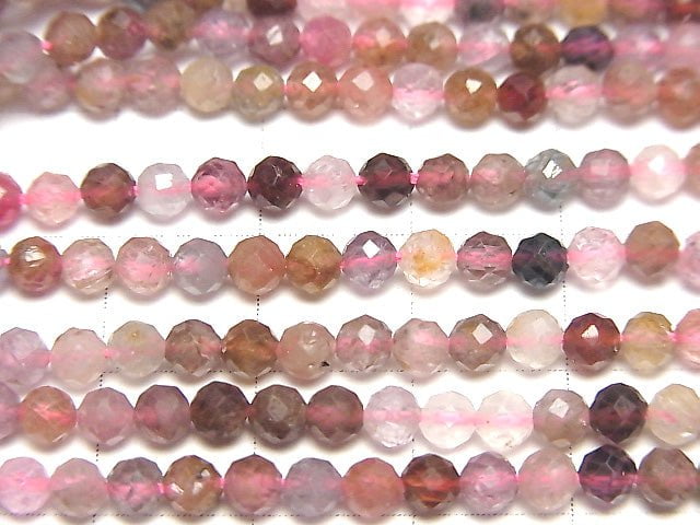 High Quality! Multicolor Spinal AAA Faceted Round 3mm half or 1strand beads (aprx.15inch / 38cm)