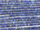 [Video] Lapislazuli AA Rondelle 4x4x2mm 1strand beads (aprx.15inch/36cm)