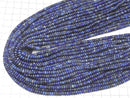 [Video] Lapislazuli AA Rondelle 4x4x2mm 1strand beads (aprx.15inch/36cm)