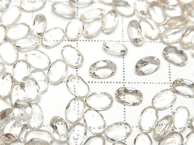 [Video] High Quality Scapolite Loose stone Oval Faceted 6x4mm 5pcs