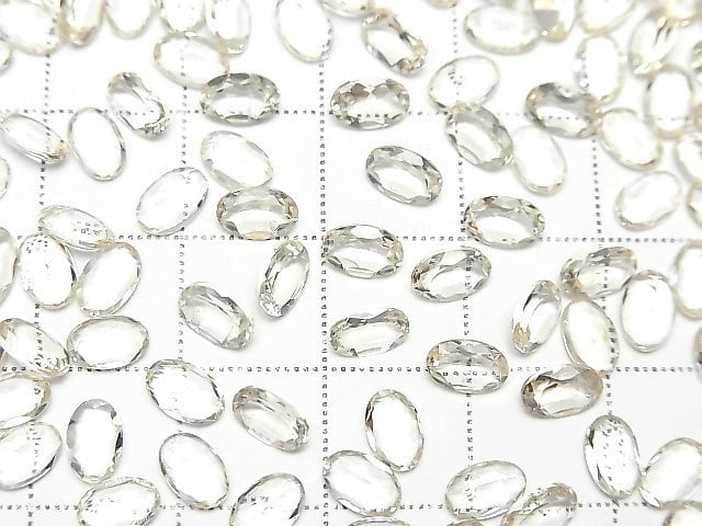 [Video] High Quality Scapolite Loose stone Oval Faceted 6x4mm 5pcs