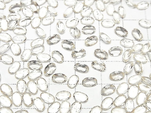 [Video] High Quality Scapolite Loose stone Oval Faceted 6x4mm 5pcs