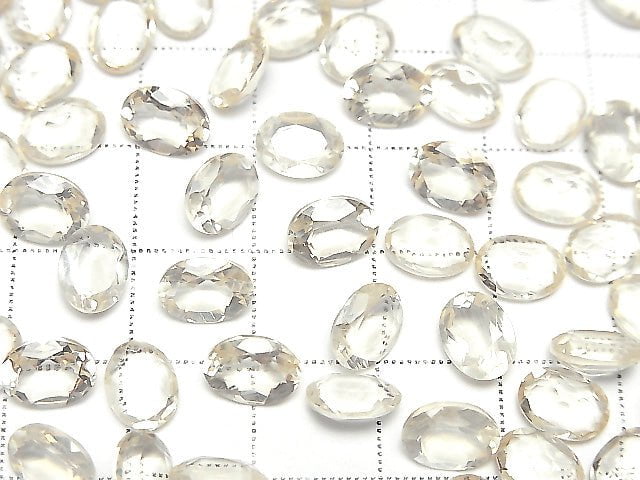 [Video]High Quality Scapolite Loose stone Oval Faceted 8x6mm 2pcs