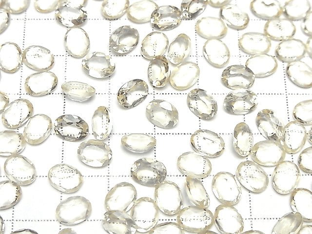 [Video]High Quality Scapolite Loose stone Oval Faceted 8x6mm 2pcs