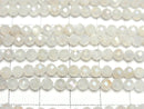 High Quality! White Moonstone AAA Faceted Round 4mm AB coating 1strand beads (aprx.15inch/36cm)