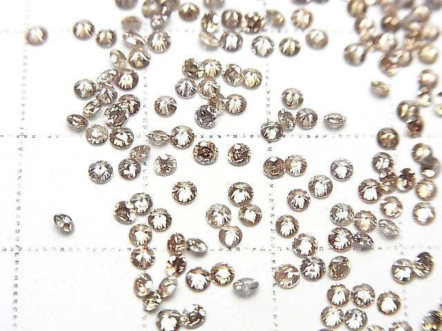 [Video]Natural Diamond Loose stone Round Brilliant Cut 2x2mm 10pcs