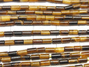 Yellow Tiger's Eye AA++ Tube 4x2x2mm 1strand beads (aprx.14inch/35cm)