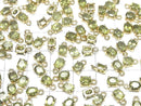 [Video]High Quality Peridot AAA Bezel Setting Oval Faceted 5x4mm 18KGP 3pcs