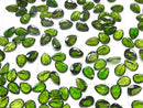 [Video]High Quality Chrome Diopside AAA- Loose stone Pear shape Faceted 7x5mm 2pcs