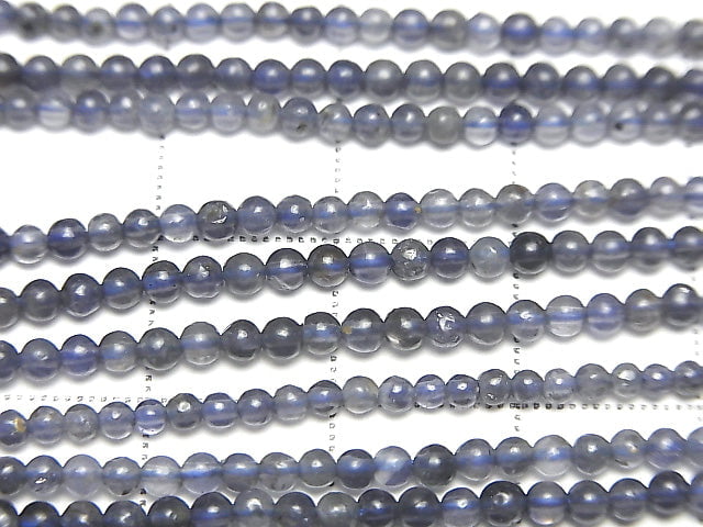 [Video]Iolite AA+ Round 2mm 1strand beads (aprx.15inch/37cm)