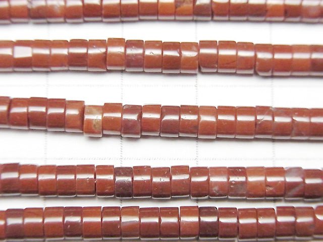 1strand $5.79! Red Jasper Roundel (Heishi) 4x4x2mm 1strand beads (aprx.15inch / 38cm)