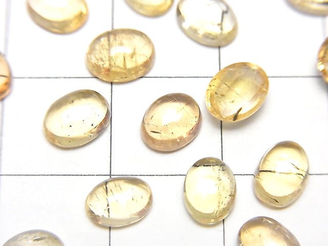 [Video] High Quality Imperial Topaz AAA- Oval Cabochon 6-6.5x5mm 4pcs $14.99!