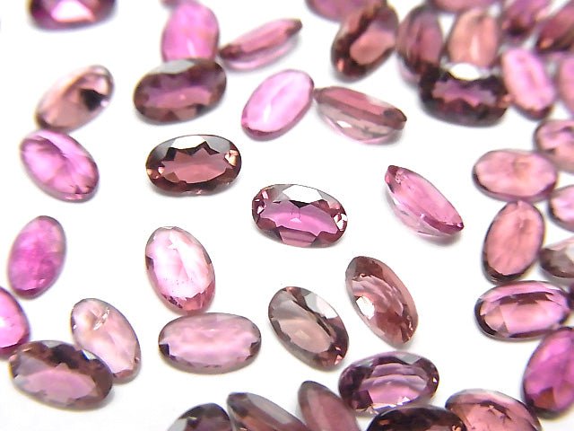 [Video] High Quality Pink Tourmaline AAA Loose Oval Faceted 5x3mm 5pcs