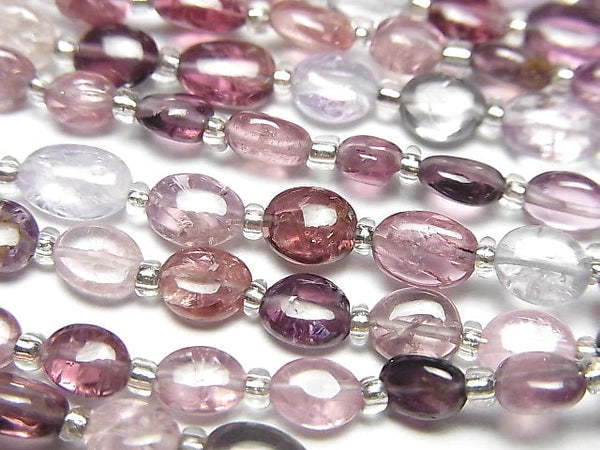 [Video] High Quality Non-heating multi color Sapphire AAA- Oval half or 1strand beads (aprx.7inch/18cm)
