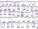 [Video] Light color Amethyst AAA- Pear shape 16x8mm 1strand (8pcs)
