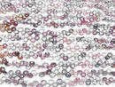 [Video] High Quality Multicolor Spinel AAA- Chestnut Faceted Briolette half or 1strand beads (aprx.7inch / 18cm)