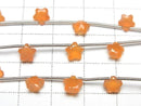 [Video]High Quality Carnelian AAA- Faceted Star 6x6mm 1strand (8pcs)