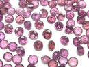 [Video]High Quality Malaya Garnet AAA- Loose stone Round Faceted 4x4mm 4pcs
