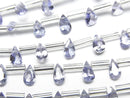 [Video] High Quality Tanzanite AAA Pear shape Faceted 5x3mm half or 1strand (18pcs )