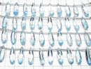 [Video] High Quality Sky Blue Topaz AAA- Pear shape Faceted 20x6mm half or 1strand (12pcs )