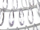 [Video]High Quality Pink Amethyst AAA Pear shape Faceted 20x6mm half or 1strand (8pcs)
