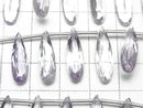 [Video]High Quality Pink Amethyst AAA Pear shape Faceted 20x6mm half or 1strand (8pcs)
