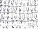 [Video]High Quality Pink Amethyst AAA Pear shape Faceted 20x6mm half or 1strand (8pcs)
