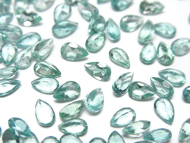 [Video]High Quality Apatite AA++ Loose stone Pear shape Faceted 5x3mm 5pcs