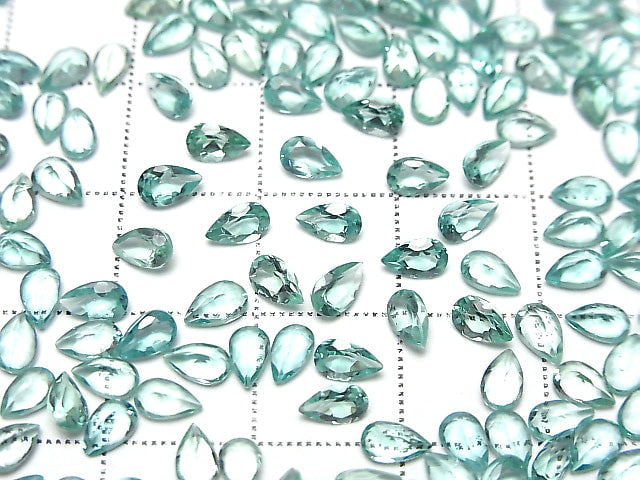 [Video]High Quality Apatite AA++ Loose stone Pear shape Faceted 5x3mm 5pcs