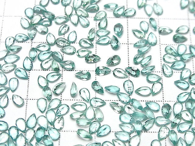 [Video]High Quality Apatite AA++ Loose stone Pear shape Faceted 5x3mm 5pcs