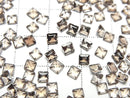 [Video]High Quality Smoky Quartz AAA Loose stone Square Faceted 3x3mm 10pcs