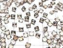 [Video]High Quality Smoky Quartz AAA Loose stone Square Faceted 3x3mm 10pcs
