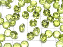 [Video]High Quality Peridot AAA- Loose stone Round Faceted 6x6mm 2pcs