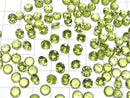 [Video]High Quality Peridot AAA- Loose stone Round Faceted 6x6mm 2pcs