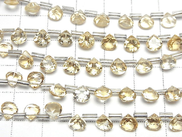 [Video]High Quality Citrine AAA Chestnut Faceted 6x6mm half or 1strand (18pcs )