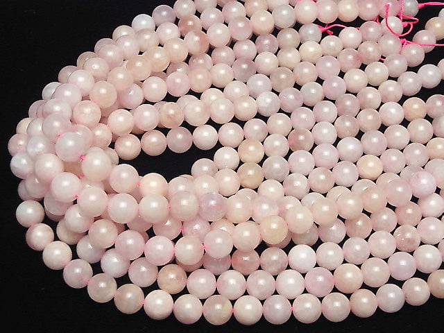 [Video] Morganite AA Round 10mm half or 1strand beads (aprx.15inch/36cm)
