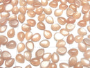 [Video] Peach Moonstone AAA- Pear shape Cabochon 8x6mm 10pcs