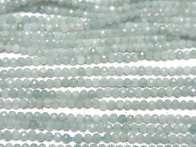 High Quality!  Amazonite AA+ Faceted Round 2mm  1strand beads (aprx.15inch/38cm)