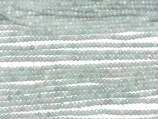 High Quality!  Amazonite AA+ Faceted Round 2mm  1strand beads (aprx.15inch/38cm)