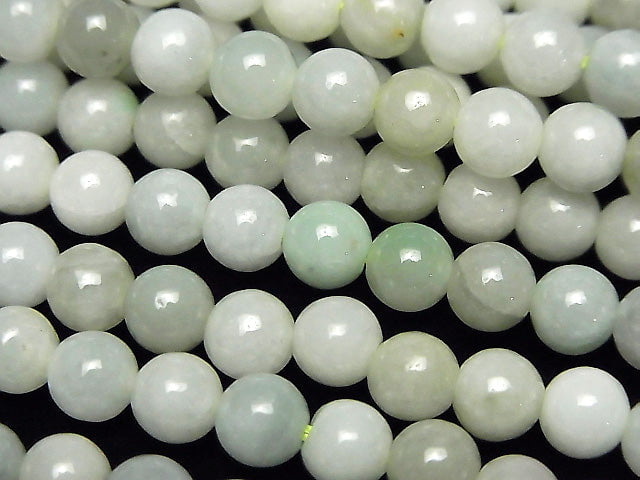 [Video] Burma Jadeite AA Mixed Color Round 6mm 1strand beads (aprx.15inch / 38cm)