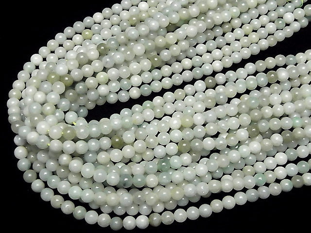 [Video] Burma Jadeite AA Mixed Color Round 6mm 1strand beads (aprx.15inch / 38cm)