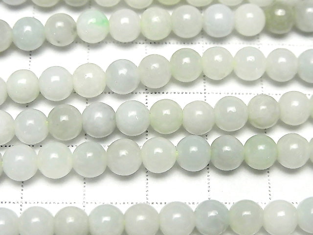 [Video] Burma Jadeite AA Mixed Color Round 6mm 1strand beads (aprx.15inch / 38cm)