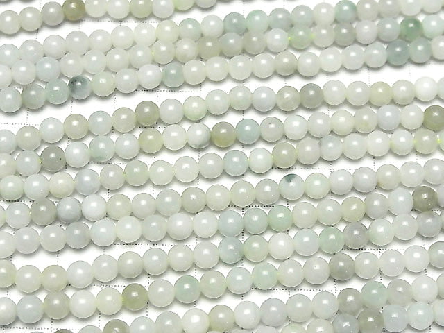 [Video] Burma Jadeite AA Mixed Color Round 6mm 1strand beads (aprx.15inch / 38cm)