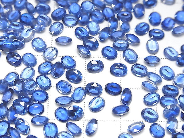 [Video] High Quality Kyanite AAA Undrilled Oval Faceted 5x4mm 5pcs $11.79!