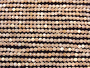 High Quality! Orange Moonstone AAA Faceted Round 2mm 1strand beads (aprx.15inch/37cm)